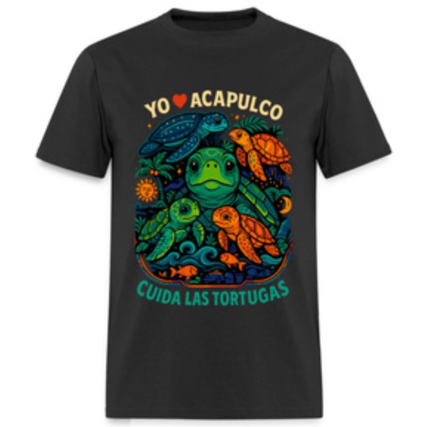 Playera Yo Amo Acapulco – Edición Cuida Las Tortugas